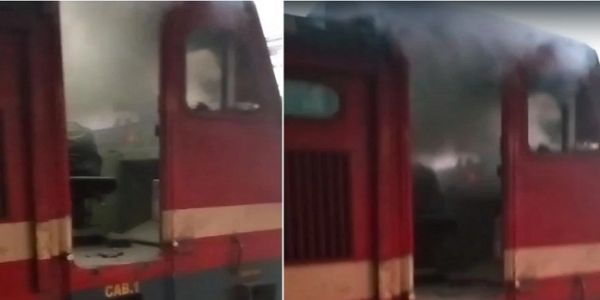 मप्रः इटारसी में रीवा-भोपाल सुपरफास्ट एक्सप्रेस के इंजन से अचानक उठने लगा धुआं