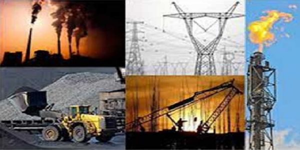 औद्यागिक उत्‍पादन के लोगो का प्रतीकात्‍मक चित्र