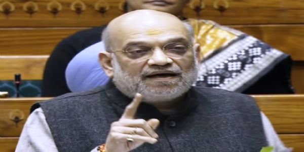 केंद्रीय गृह मंत्री अमित शाह बुधवार को लोकसभा में चर्चा के दौरान केंद्रीय गृह मंत्री अमित शाह बुधवार को लोकसभा में चर्चा के दौरान