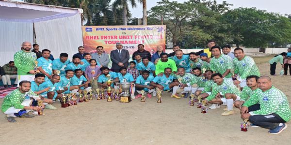 भोपाल बना बीएचईएल अंतर इकाई फुटबॉल का विजेता