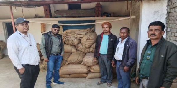 जांजगीर-चांपा में अवैध धान पर जिला प्रशासन की बड़ी कार्रवाई, दो स्थानों से कुल 102 क्विंटल धान जब्त