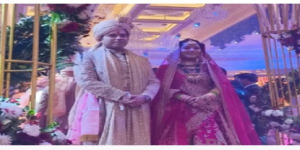 प्रख्यात कथावाचक निधि सारस्वत और भाजपा नेता चिराग उपाध्याय विवाह के बंधन मे बंधे