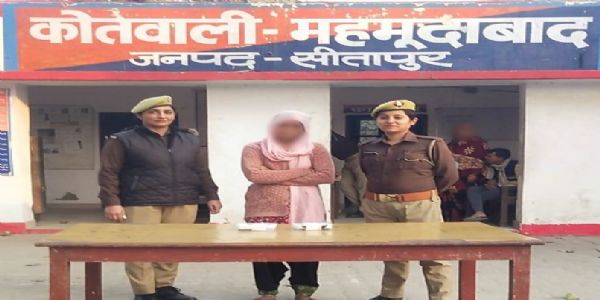 संकटा देवी धाम में चोरी करने वाली महिला गिरफ्तार