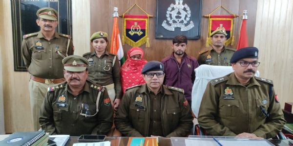 प्रेम प्रसंग में मुकेश की हुई थी हत्या, आराेपित पति-पत्नी गिरफ्तार