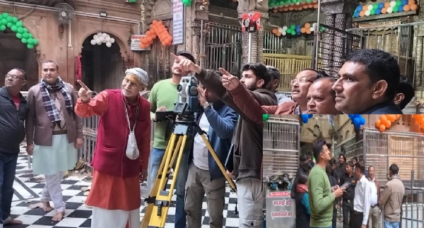 संयुक्त निरीक्षण करते हुए एएसआई, आईआईटी संयुक्त निरीक्षण करते हुए एएसआई, आईआईटी