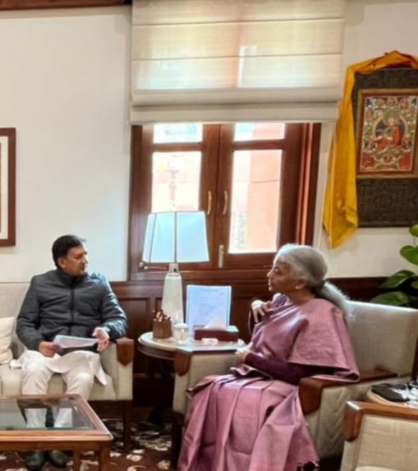 सिकंदर कुमार की निर्मला सीतारमन से भेंट