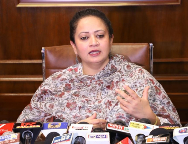 हरियाणा की स्वास्थ्य मंत्री आरती राव हरियाणा की स्वास्थ्य मंत्री आरती राव