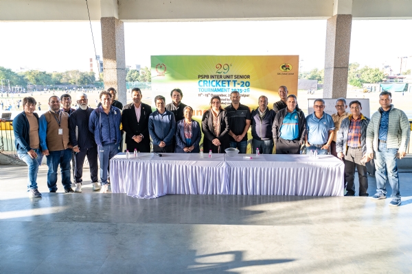 पीएसपीबी इंटर-यूनिट सीनियर्स टी20 क्रिकेट टूर्नामेंट का गुरूवार से होगा आगाज पीएसपीबी इंटर-यूनिट सीनियर्स टी20 क्रिकेट टूर्नामेंट का गुरूवार से होगा आगाज