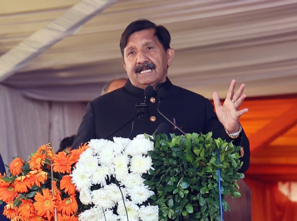 मंडी में जनसंकल्प रैली को संबोिधत करते हुए मुकेश अग्निहोत्री। मंडी में जनसंकल्प रैली को संबोिधत करते हुए मुकेश अग्निहोत्री।