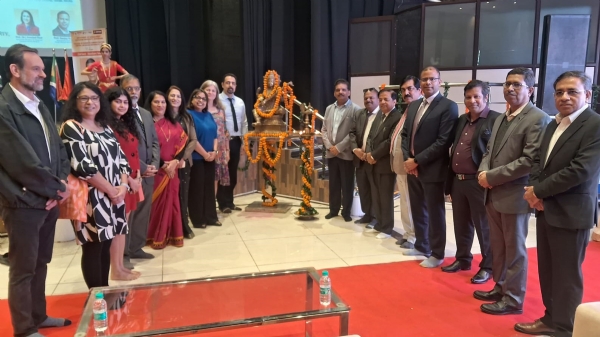 गुरुग्राम विवि में आयोजित 5वें अंतरराष्ट्रीय सम्मेलन की शुरुआत पर मौजूद अतिथि। गुरुग्राम विवि में आयोजित 5वें अंतरराष्ट्रीय सम्मेलन की शुरुआत पर मौजूद अतिथि।