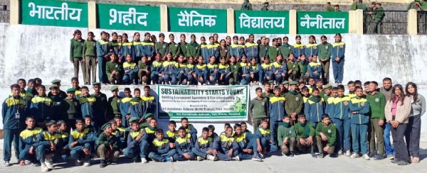 भारतीय शहीद सैनिक विद्यालय नैनीताल में आयोजित कार्यशाला में शामिल विद्यार्थी। भारतीय शहीद सैनिक विद्यालय नैनीताल में आयोजित कार्यशाला में शामिल विद्यार्थी।