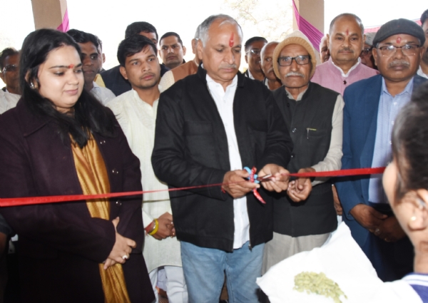 विधायक हरेंद्र सिंह ने रिबन काटकर किया उप तहसील संचालन कार्य का शुभारंभ