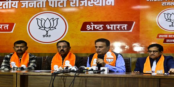 राजस्थान सरकार के दो वर्ष पूर्ण होने पर दौ सौ  विकास रथ होंगे रवाना: अरुण चतुर्वेदी