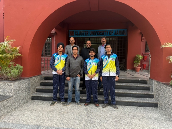 क्लस्टर यूनिवर्सिटी जम्मू की टेबल टेनिस टीम नॉर्थ ज़ोन इंटर-यूनिवर्सिटी टूर्नामेंट के लिए रवाना क्लस्टर यूनिवर्सिटी जम्मू की टेबल टेनिस टीम नॉर्थ ज़ोन इंटर-यूनिवर्सिटी टूर्नामेंट के लिए रवाना