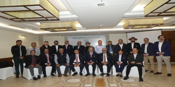 एजीएम में हिस्सा लेने वाले 15 स्टेट गोल्फ एसोसिएशन के अधिकारी एजीएम में हिस्सा लेने वाले 15 स्टेट गोल्फ एसोसिएशन के अधिकारी