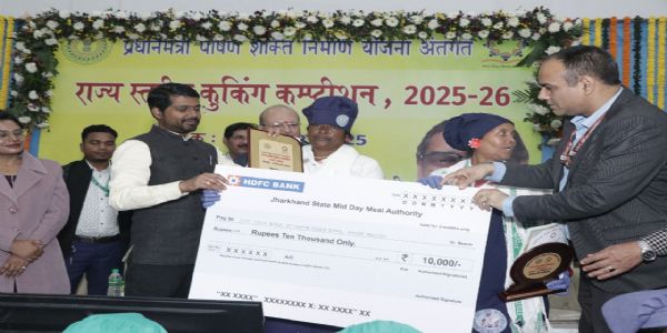 राज्य स्तरीय कुकिंग प्रतियोगिता में रांची जिला बना विजेता