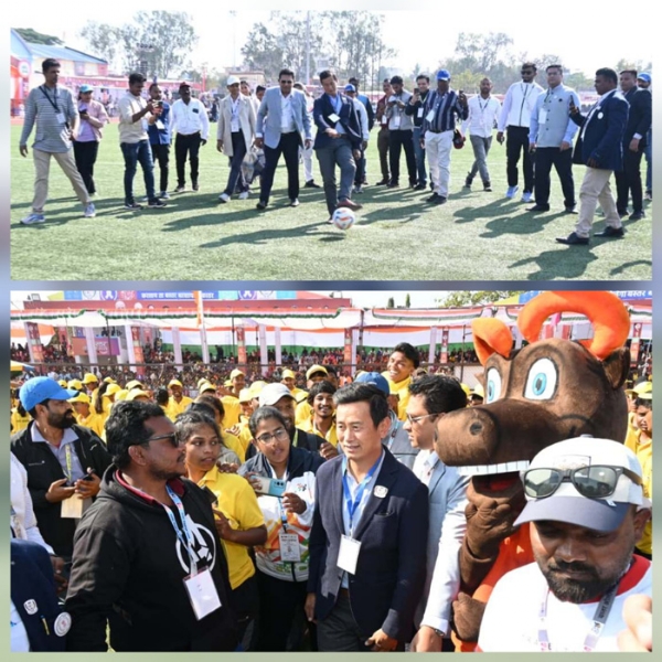 बाईचुंग भूटिया की प्रेरणा से बस्तरिया खिलाड़ियों का बढ़ा जोश बाईचुंग भूटिया की प्रेरणा से बस्तरिया खिलाड़ियों का बढ़ा जोश