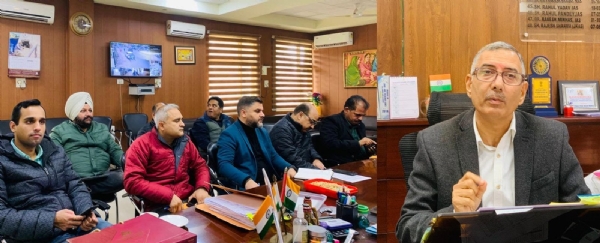DC holds review meeting on progress of ongoing works under SASCI DC holds review meeting on progress of ongoing works under SASCI