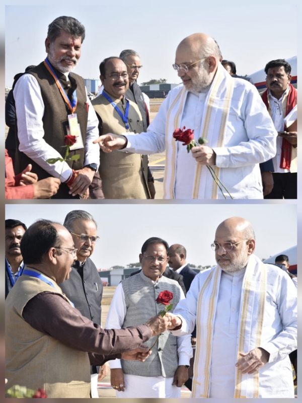 केंद्रीय गृहमंत्री अमित शाह व मुख्यमंत्री श्री साय का जगदलपुर में आत्मीय स्वागत केंद्रीय गृहमंत्री अमित शाह व मुख्यमंत्री श्री साय का जगदलपुर में आत्मीय स्वागत