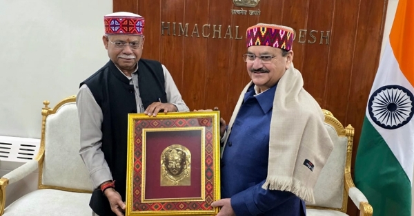 जेपी नड्डा की राज्यपाल से भेंट जेपी नड्डा की राज्यपाल से भेंट