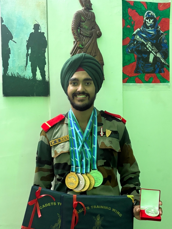 हरमनमीत सिंह रीन। हरमनमीत सिंह रीन।