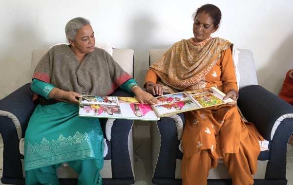 शगुन योजना का लाभार्थी परिवार। शगुन योजना का लाभार्थी परिवार।