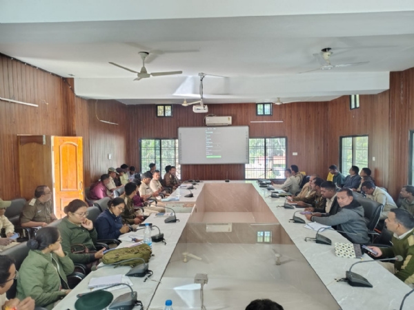 ऑल इंडिया टाइगर एस्टिमेशन 2026 के प्रथम चरण की तैयारी हेतु रविवार को परिक्षेत्र स्तर पर प्रशिक्षण का आयोजन किया गया।