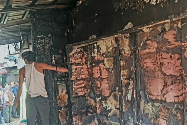 आग लगने के बाद की स्थिति आग लगने के बाद की स्थिति