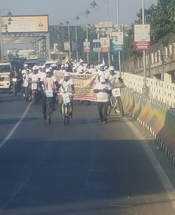 पांडु में नशे के खिलाफ जनजागरूकता के लिए अनोखी साइकिल रैली पांडु में नशे के खिलाफ जनजागरूकता के लिए अनोखी साइकिल रैली