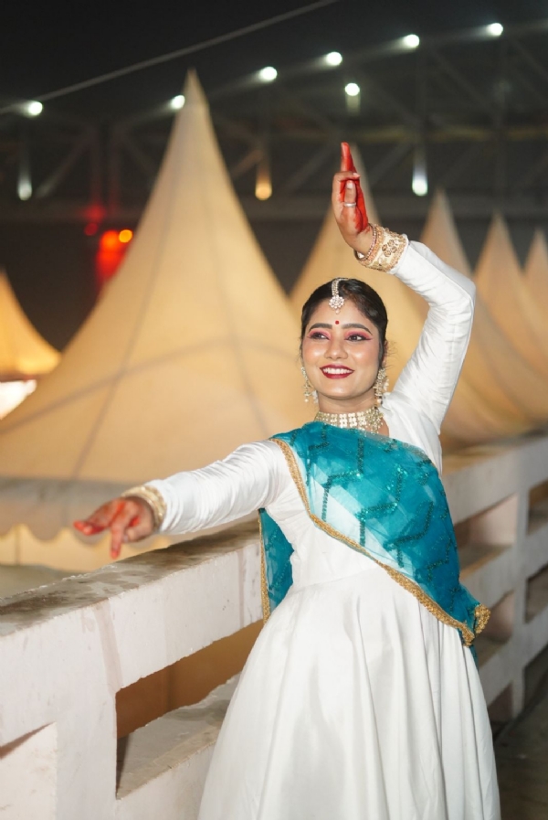 काशी तमिल संगमम में कथक नृत्य काशी तमिल संगमम में कथक नृत्य