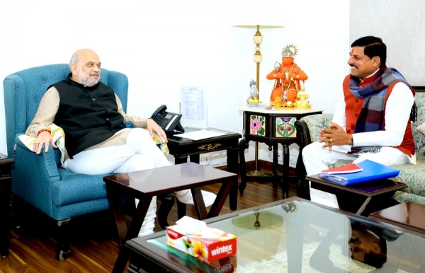 केंद्रीय मंत्री अमित शाह से मिले मप्र के मुख्यमंत्री केंद्रीय मंत्री अमित शाह से मिले मप्र के मुख्यमंत्री