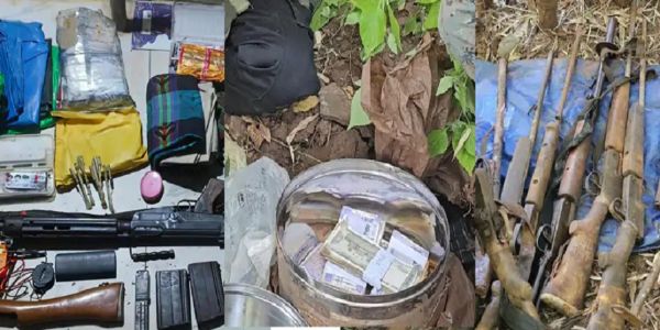 बालाघाट में नक्सली डंप से पहली बार लाखों रुपये बरामद, विस्फोटक और आधुनिक हथियार भी मिले