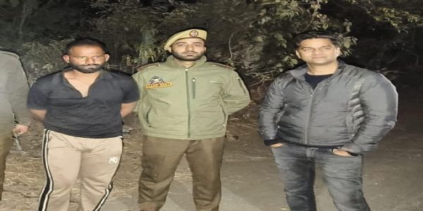 5.56 ग्राम हेरोइन के साथ एक नशा तस्कर गिरफ्तार