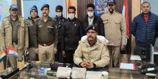 दो करोड़ की स्मैक के साथ तीन अंतरराज्यीय तस्कर गिरफ्तार