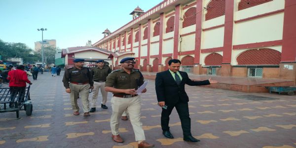 उर्स मेला सुरक्षा तैयारियों का आईजी आरपीएफ ने लिया जायजा