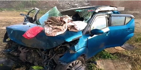 बागपत के सिपाही सहित दो लाेगाें की सड़क दुर्घटना में मौत