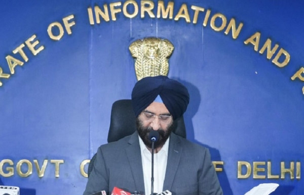 पर्यावरण मंत्री मनजिंदर सिंह सिरसा पत्रकार वार्ता को संबोधित करते हुए। पर्यावरण मंत्री मनजिंदर सिंह सिरसा पत्रकार वार्ता को संबोधित करते हुए।