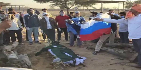 रूस यूक्रेन युद्ध में बीकानेर के अर्जुनसर निवासी अजय गोदारा की माैत