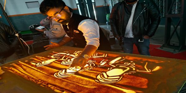 जींद : वीर बाल दिवस के उपलक्ष में सैंड ऑफ आर्ट शो का हुआ आयोजन