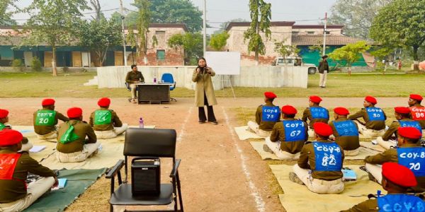 सारण में प्रशिक्षु सिपाहियों को फॉरेंसिक साइंस का दिया गया प्रशिक्षण