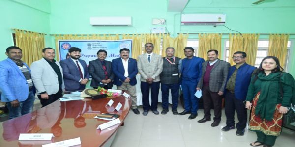 राष्ट्रीय एकता शिविर की तैयारी को लेकर की गयी समीक्षा बैठक