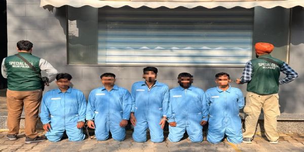 आरजू और अनमोल बिश्नोई गिरोह के पांच आरोपित गिरफ्तार