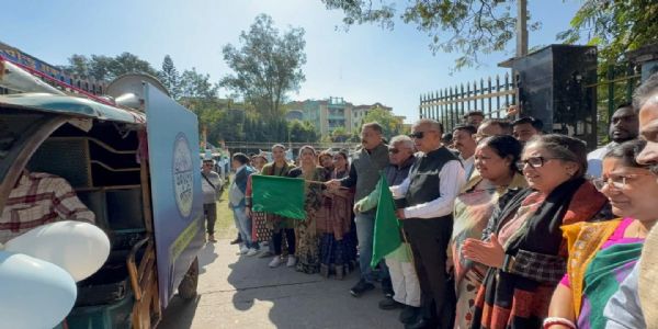 राज्य सरकार की विकास योजनाओं का संदेश लेकर सिलीगुड़ी में ‘उन्नयन की पाचाली’ झांकी