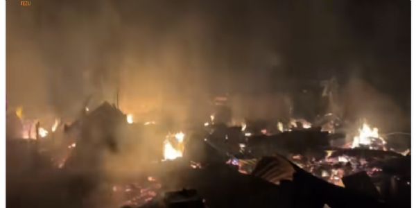 भयावह आग में जलकर भाई-बहनों की मौत