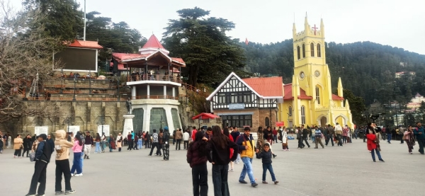 शिमला का रिज मैदान शिमला का रिज मैदान