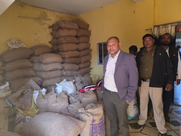 कोरबा :अवैध रूप से भंडारित धान के विरुद्ध बड़ी कार्रवाई, ग्राम बकसाही में 95.20 क्विंटल धान जब्त कोरबा :अवैध रूप से भंडारित धान के विरुद्ध बड़ी कार्रवाई, ग्राम बकसाही में 95.20 क्विंटल धान जब्त