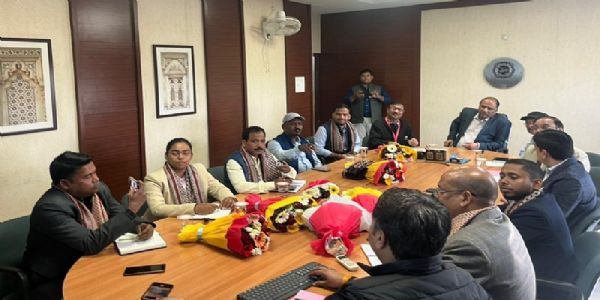 त्रिपुरा टूरिज्म का प्रतिनिधमंडल की मध्य प्रदेश टूरिज्म बोर्ड और पर्यटन भवन में बैठक