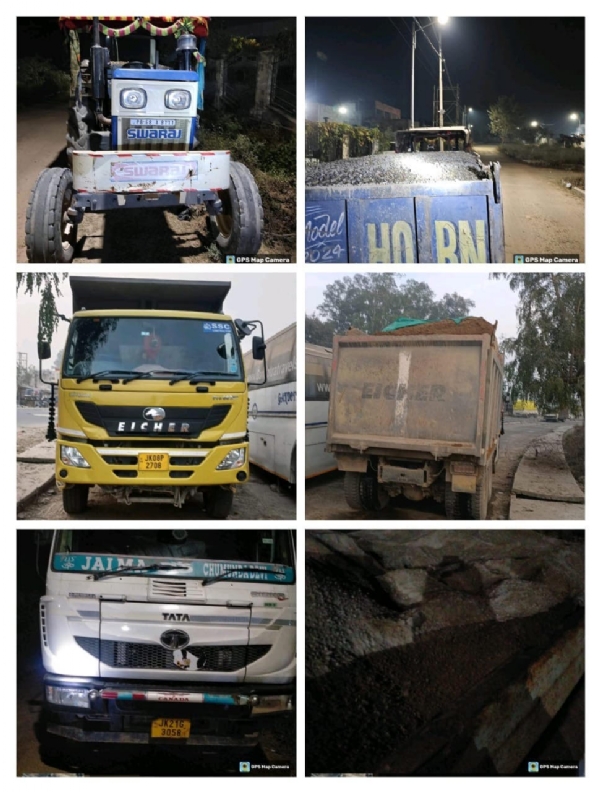 3 vehicles involved in illegal mining seized
