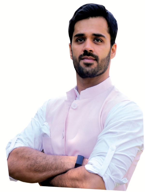 भाजपा युवा नेता भव्य बिश्नोई। भाजपा युवा नेता भव्य बिश्नोई।