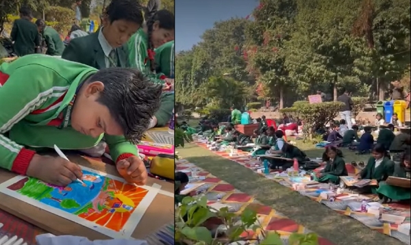 चित्रकला के माध्यम से बच्चों ने जाना ऊर्जा संरक्षण का महत्व चित्रकला के माध्यम से बच्चों ने जाना ऊर्जा संरक्षण का महत्व